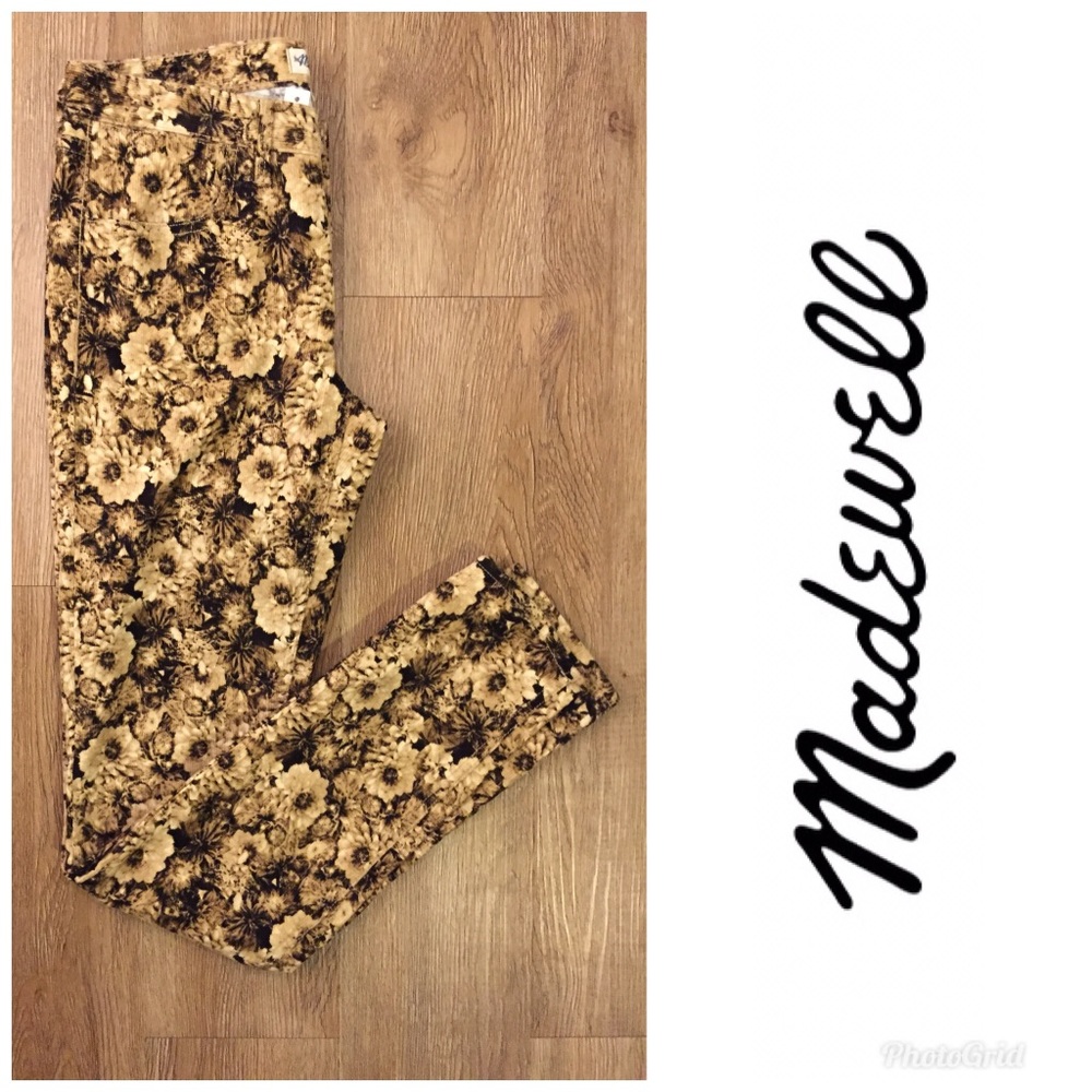 Madewell Skinny Skinny Cords in Photoflower